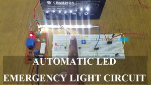 自动LED应急照明电路特色图像