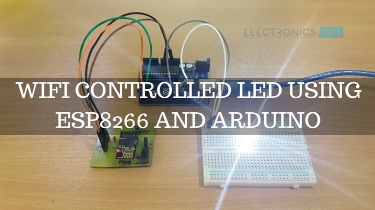 WiFi控制LED使用的ESP8266和Arduino功能图像