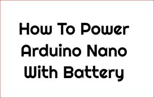 ower Arduino用电池