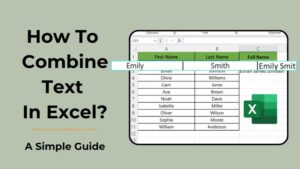 如何组合Excel文本